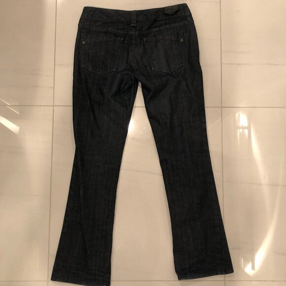 Express Dark Blue Flare Jeans - Picture 2 of 2